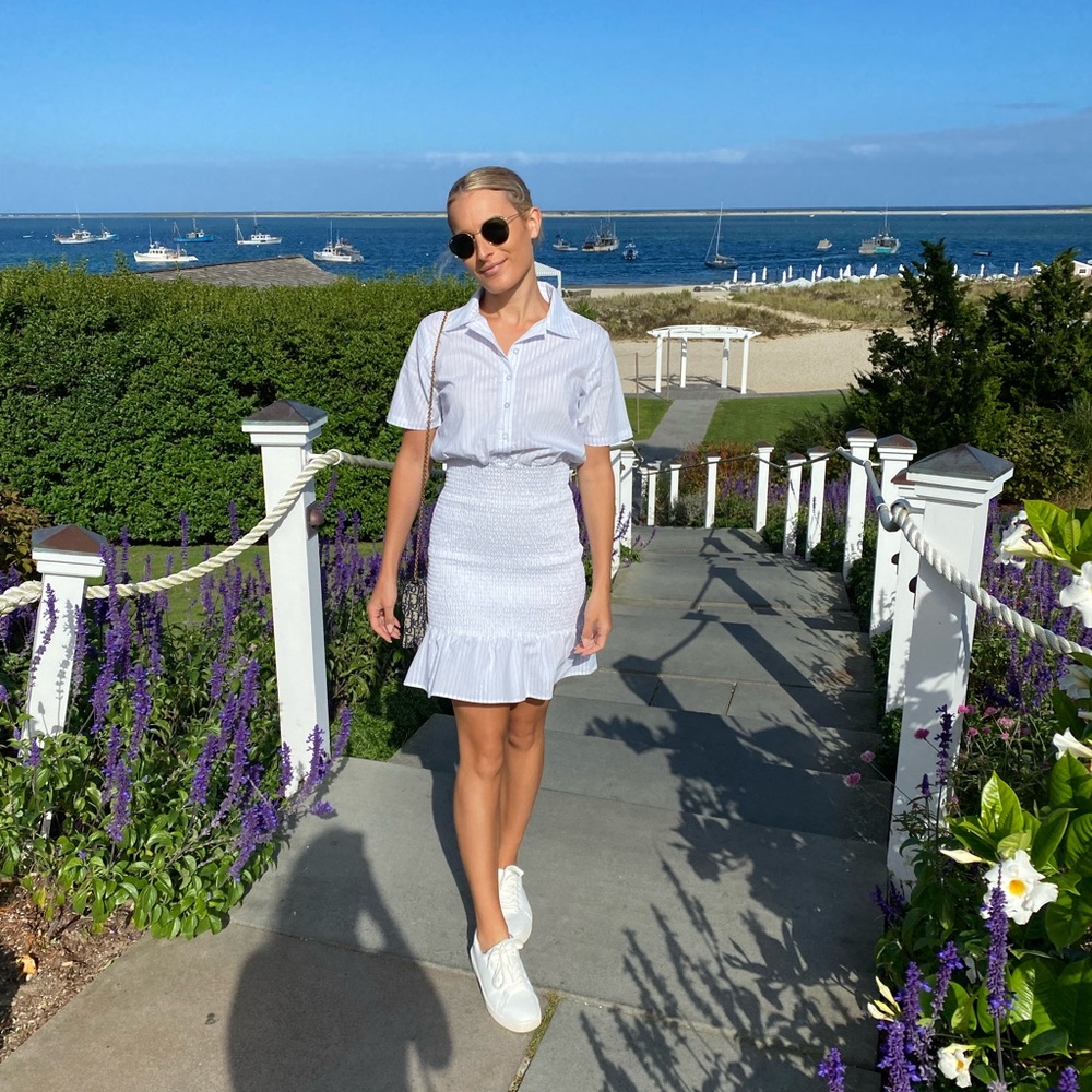Aqua Dress from Bloomingdales